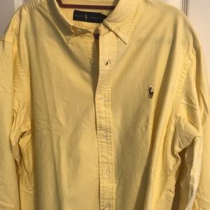Yellow Oxford Shirt. Ralph Lauren